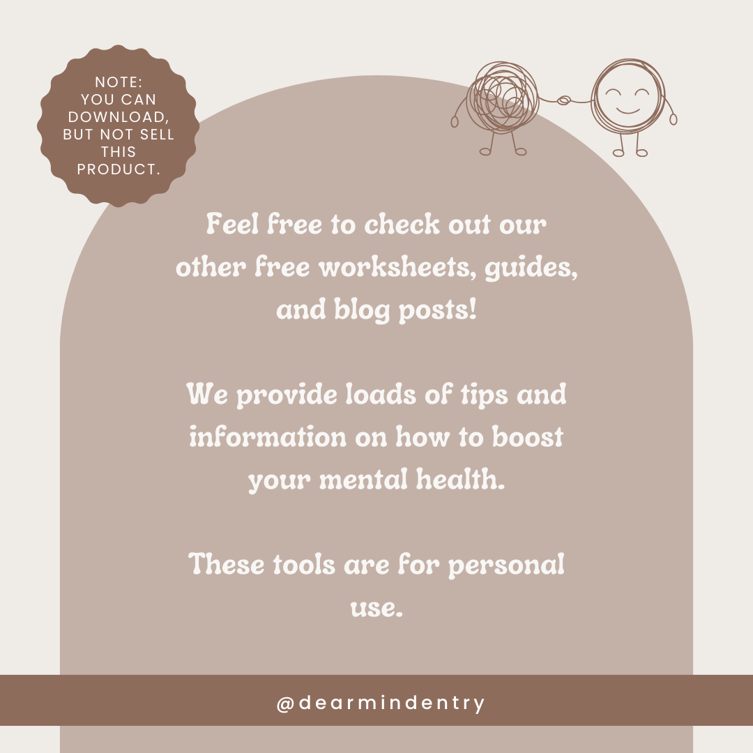 Stress Management Worksheet