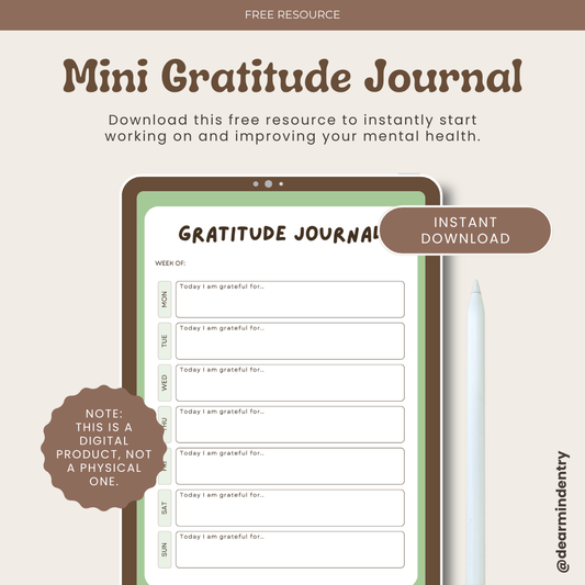 Mini Gratitude Journal