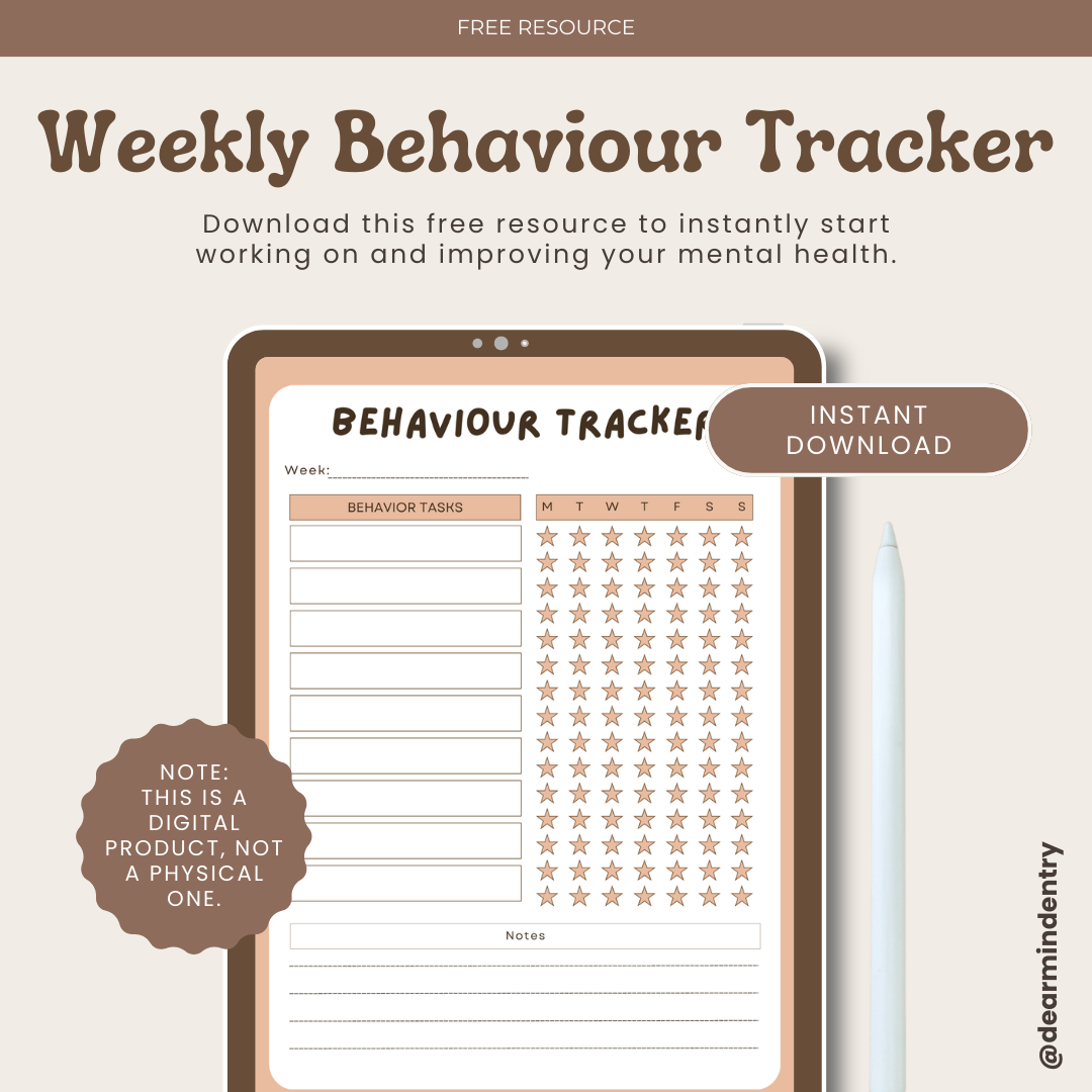 Weekly Behaviour Tracker