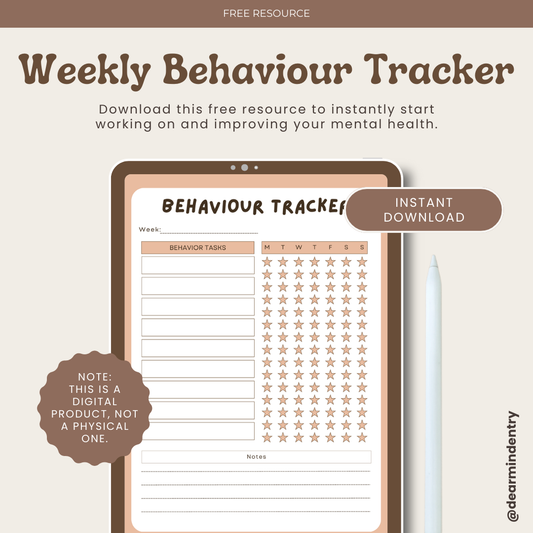 Weekly Behaviour Tracker