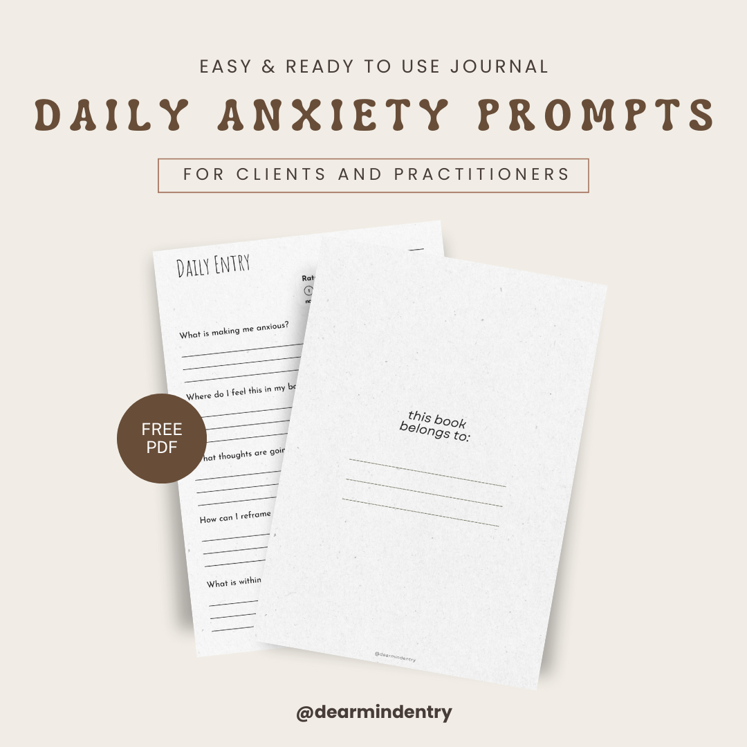5 Minute Anxiety Journal