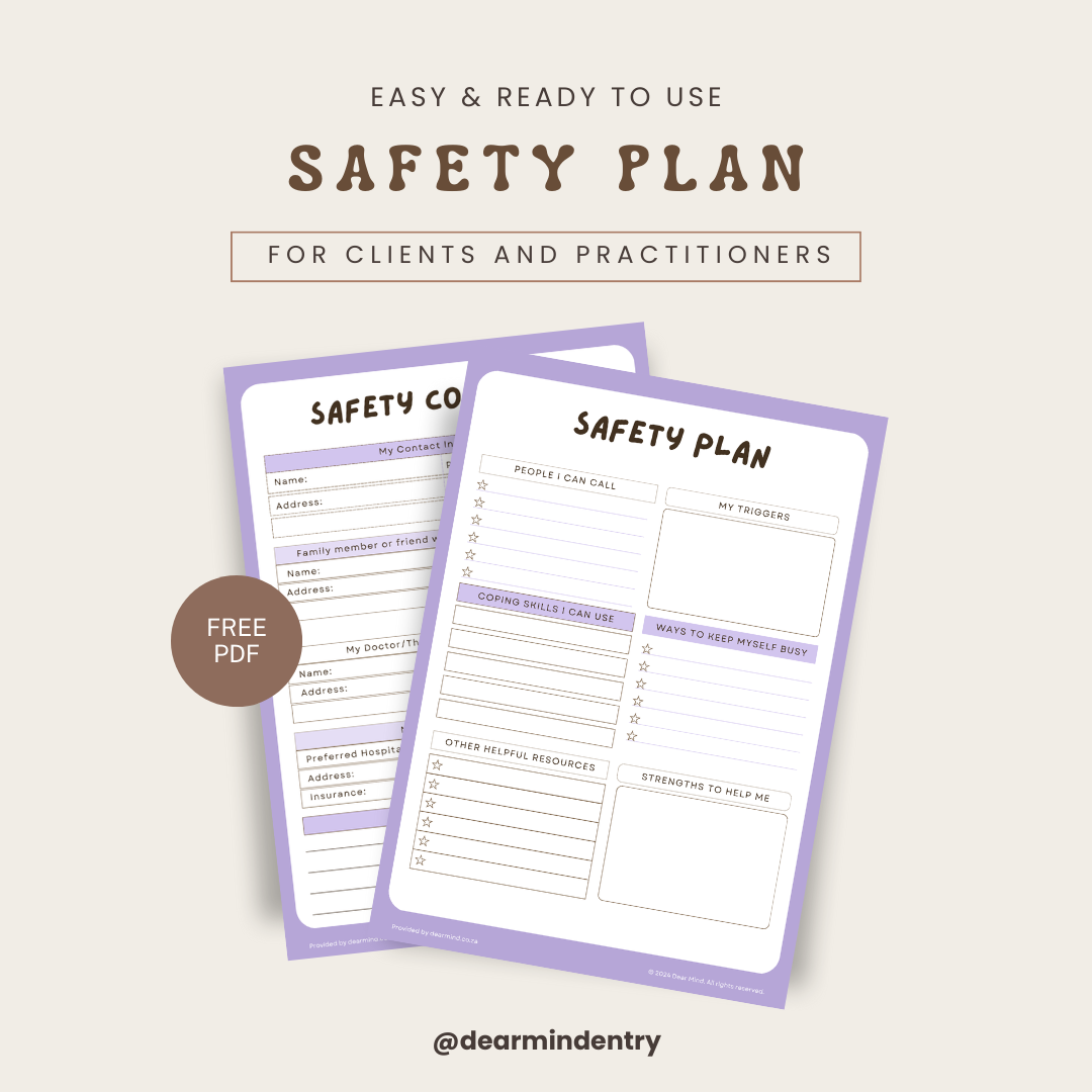 Safety Plan Worksheet