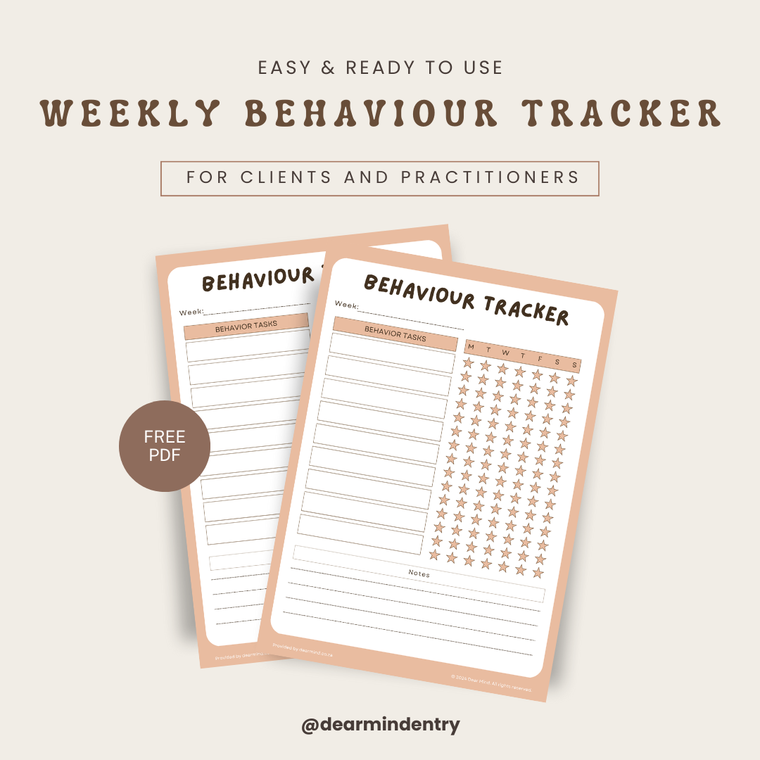 Weekly Behaviour Tracker