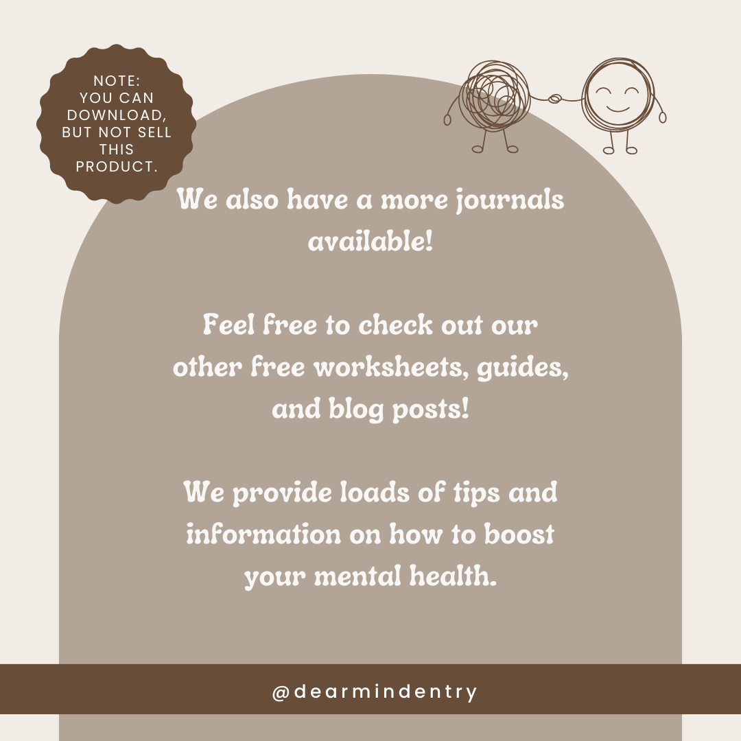 De-Stress Journal